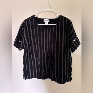 Peck peck short sleeve blouse